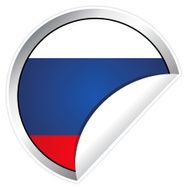 Russian Flag Sticker