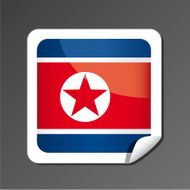 North korea Flag icon N3