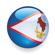 World Flag Button American Samoa