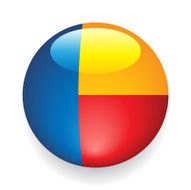 World Flag Button Benin
