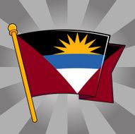 Flag of Antigua And Barbuda N13
