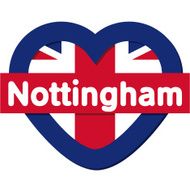 Love England collection vector Kent Heart and Flag