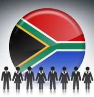 South African Business Stick Figures