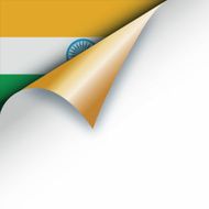 Corner page turn - Indian flag