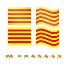 Catalonia Flags