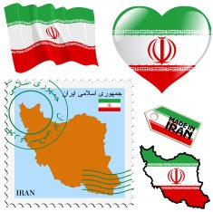 national colours of Iran