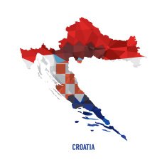 Map of Croatia N3