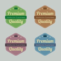 Set of Vintage Retro Badge N6