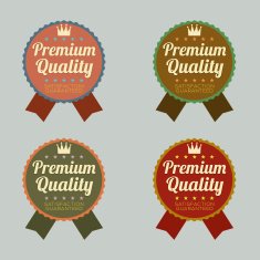 Set of Vintage Retro Badge N9