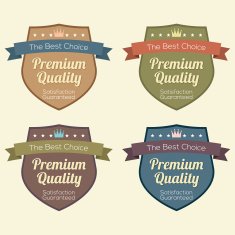 Set of Vintage Retro Badge N18