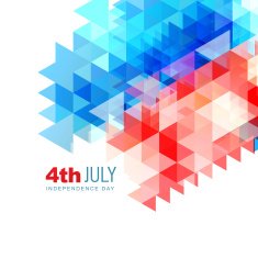 abstract 4th of july design
