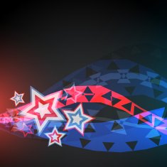 abstract vector 4th of july N2