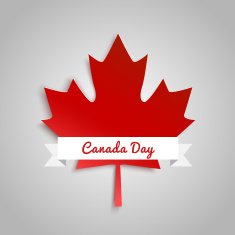 Design a banner for Canada Day 1 st of July N3