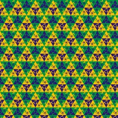 Seamless football pattern against the colors of Brazilian flag