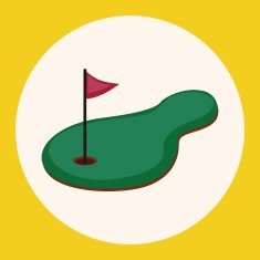 golf equipment theme elements N283