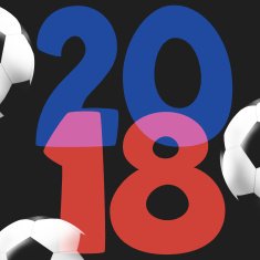 2018 soccer creative background illustration design