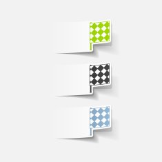 realistic design element linesman flag N53