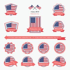 united states independence day 2015 labels