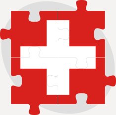 Swiss Flag in puzzle N2