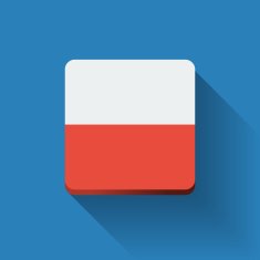 button with flag of Poland N2