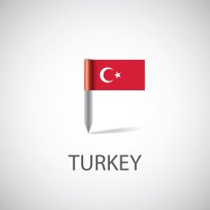 turkey flag pin