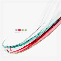 Red and blue wave lines N12