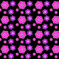 Set of vector flowers N3