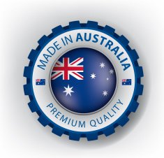 australia seal australian flag (Vector Art)