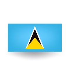Flag of Saint Lucia N10