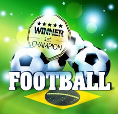 Football Creative Background Graphic Design N3