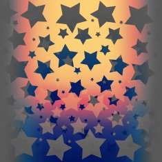 Chaotic black stars