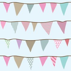 Flags seamless vector pattern for your designs