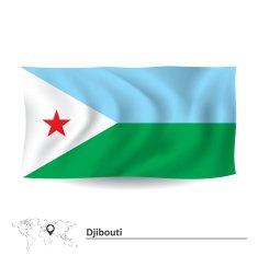 Flag of Djibouti N11