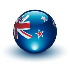 New Zealand Flag Sphere N2