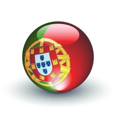 Portugal Flag Sphere