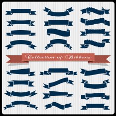 Retro styled ribbons - banners
