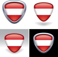Austrian Flag Crest