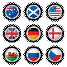 halftone flag button 1