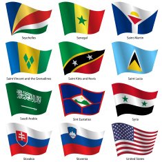 Set Flags of world sovereign states N29