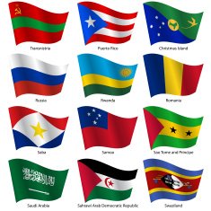 Set Flags of world sovereign states N30