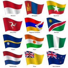Set Flags of world sovereign states N31
