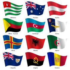 Set Flags of world sovereign states N34