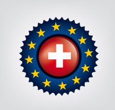 SWISS seal EU Flag