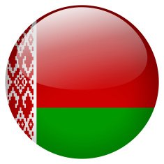 Belarus flag button N2