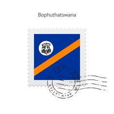Bophuthatswana Flag Postage Stamp