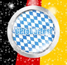 Bavaria Oktoberfest Creative Flag Design N4