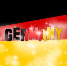 Germany Flag Creative Design
