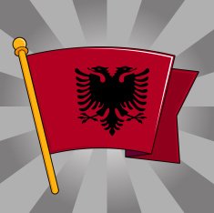 Flag of Albania N16