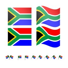 South Africa Flags