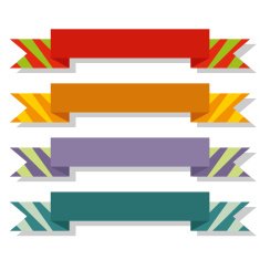 Vintage Ribbon Banner N4